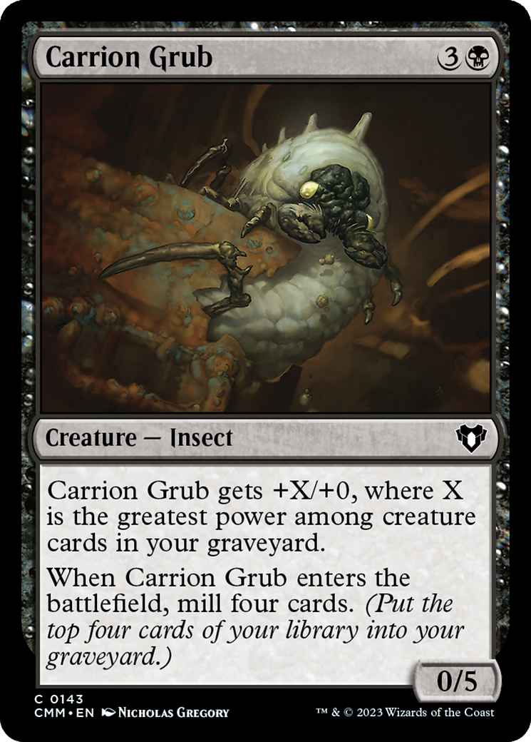 Carrion Grub [Commander Masters] - Evolution TCG