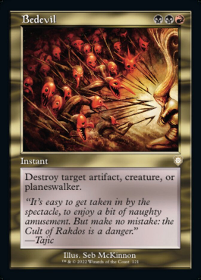 Bedevil (Retro) [The Brothers' War Commander] - Evolution TCG