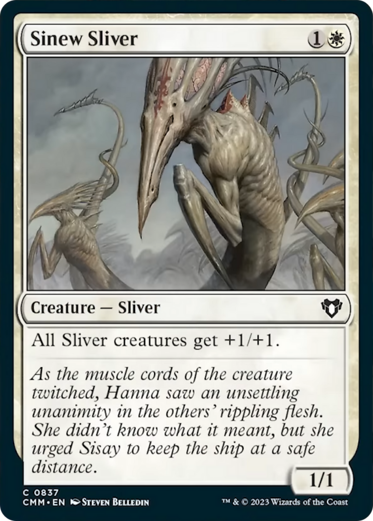 Sinew Sliver [Commander Masters] - Evolution TCG