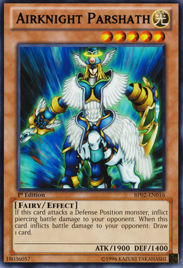 Airknight Parshath [BP02-EN016] Mosaic Rare - Evolution TCG