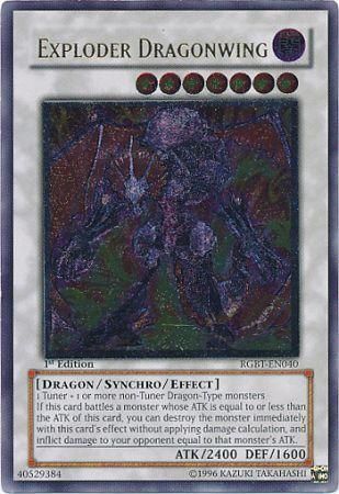 Exploder Dragonwing [RGBT-EN040] Ultimate Rare - Evolution TCG