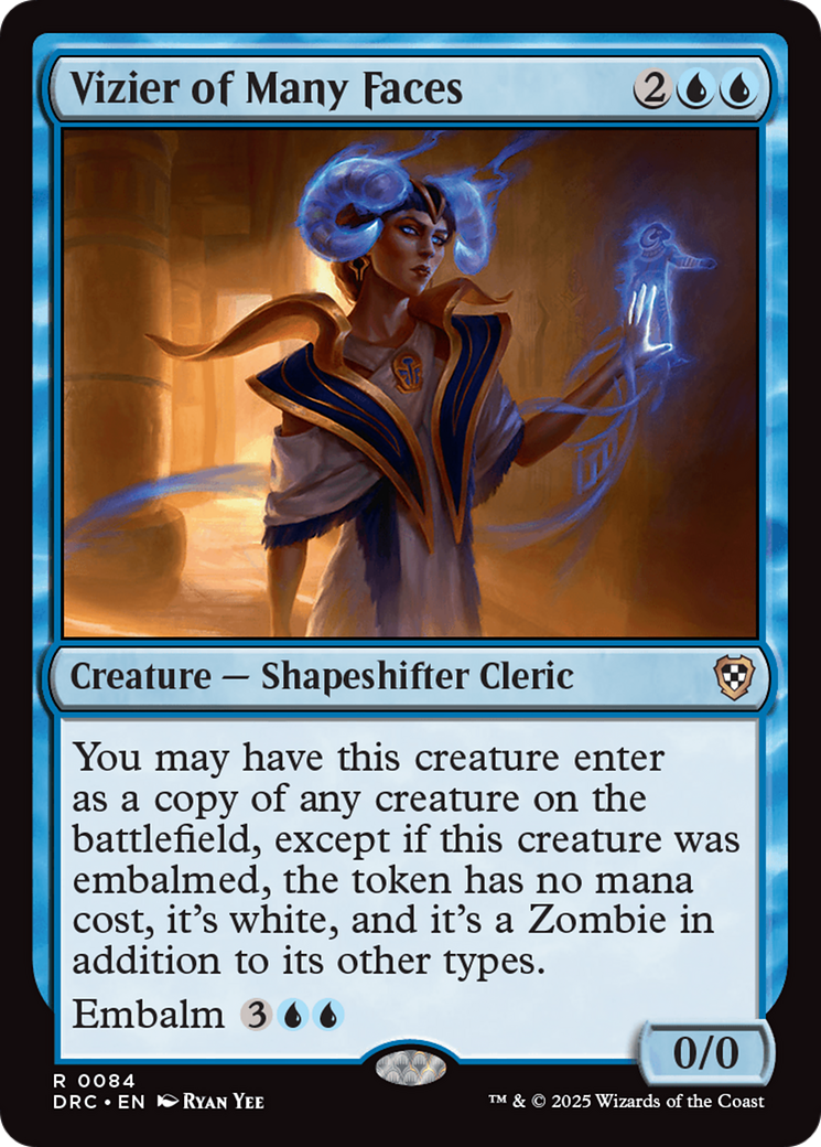 Vizier of Many Faces [Aetherdrift Commander] - Evolution TCG