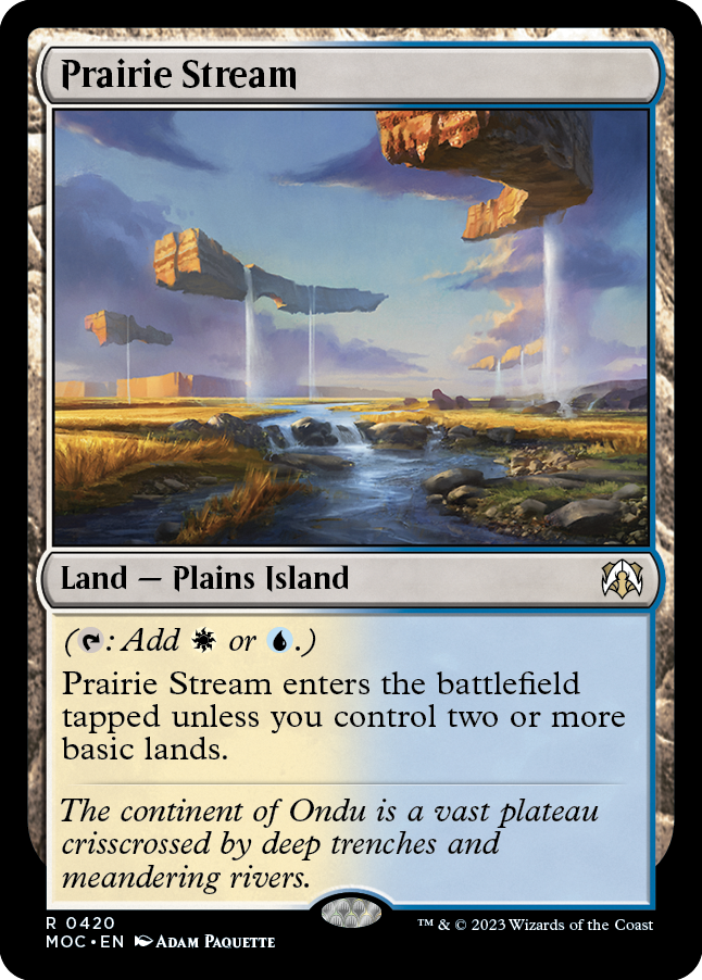 Prairie Stream [March of the Machine Commander] - Evolution TCG
