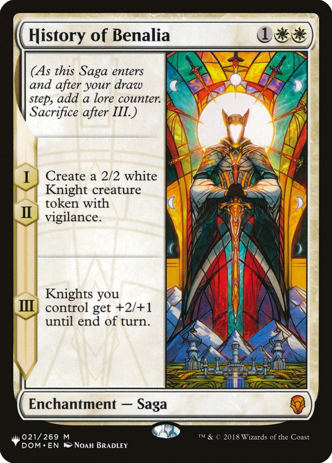 History of Benalia [The List] - Evolution TCG