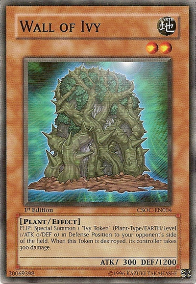Wall of Ivy [CSOC-EN004] Common - Evolution TCG