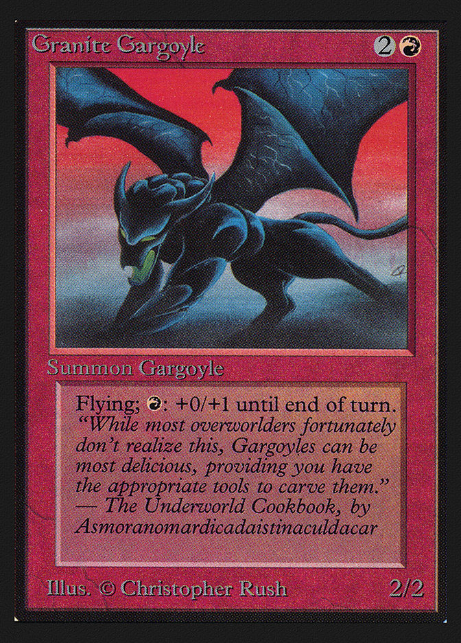 Granite Gargoyle [International Collectors' Edition] - Evolution TCG