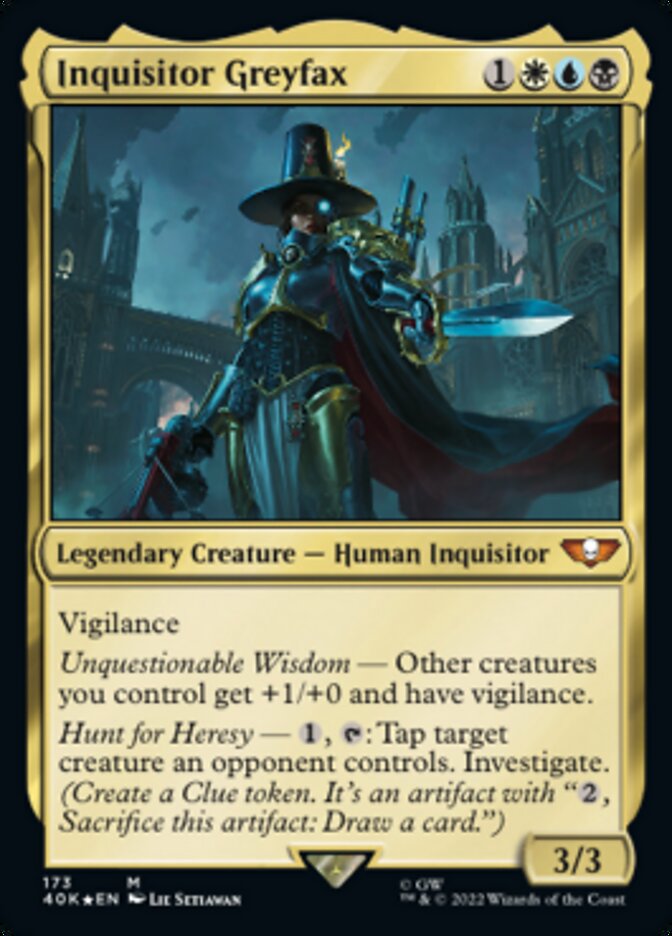 Inquisitor Greyfax (173) [Warhammer 40,000] - Evolution TCG