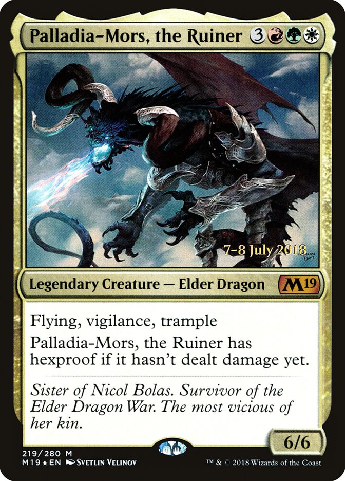 Palladia-Mors, the Ruiner [Core Set 2019 Prerelease Promos] - Evolution TCG