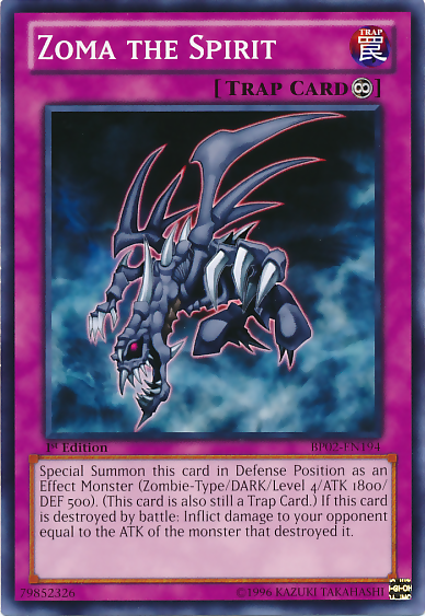 Zoma the Spirit [BP02-EN194] Mosaic Rare - Evolution TCG