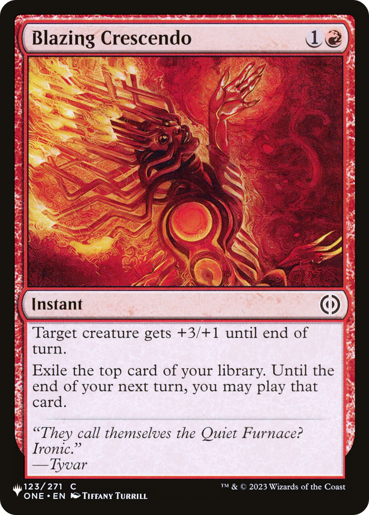 Blazing Crescendo [The List] - Evolution TCG