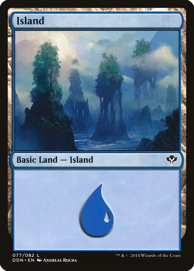 Island (77) [Duel Decks: Speed vs. Cunning] - Evolution TCG