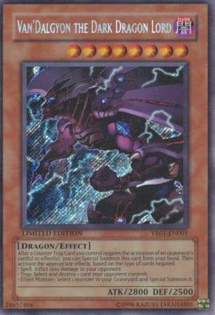 Van'Dalgyon The Dark Dragon Lord [YR01-EN001] Secret Rare - Evolution TCG