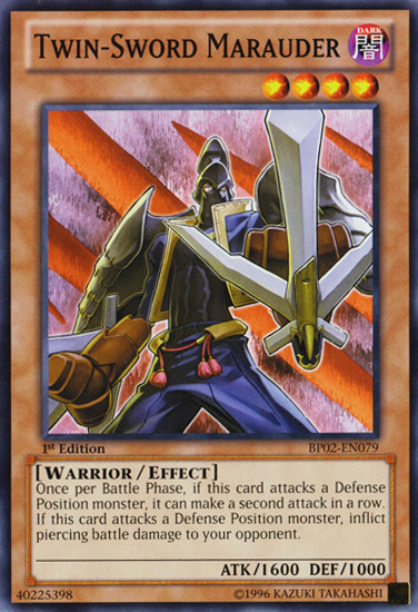 Twin-Sword Marauder [BP02-EN079] Mosaic Rare - Evolution TCG