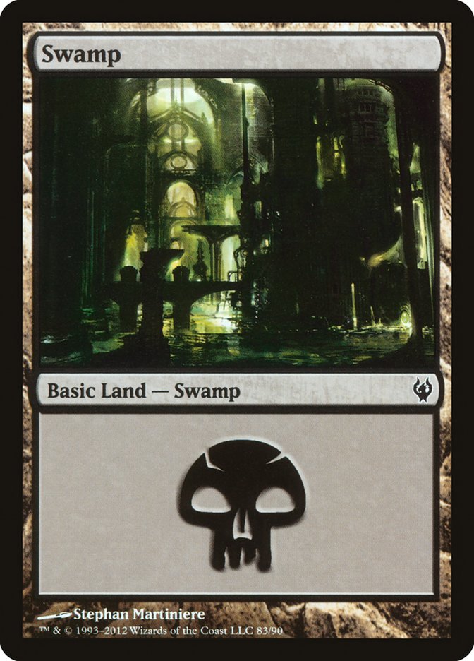 Swamp (83) [Duel Decks: Izzet vs. Golgari] - Evolution TCG