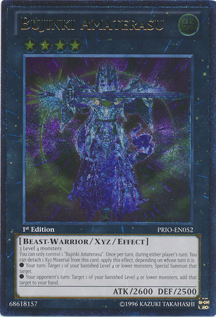 Bujinki Amaterasu [PRIO-EN052] Ultimate Rare - Evolution TCG