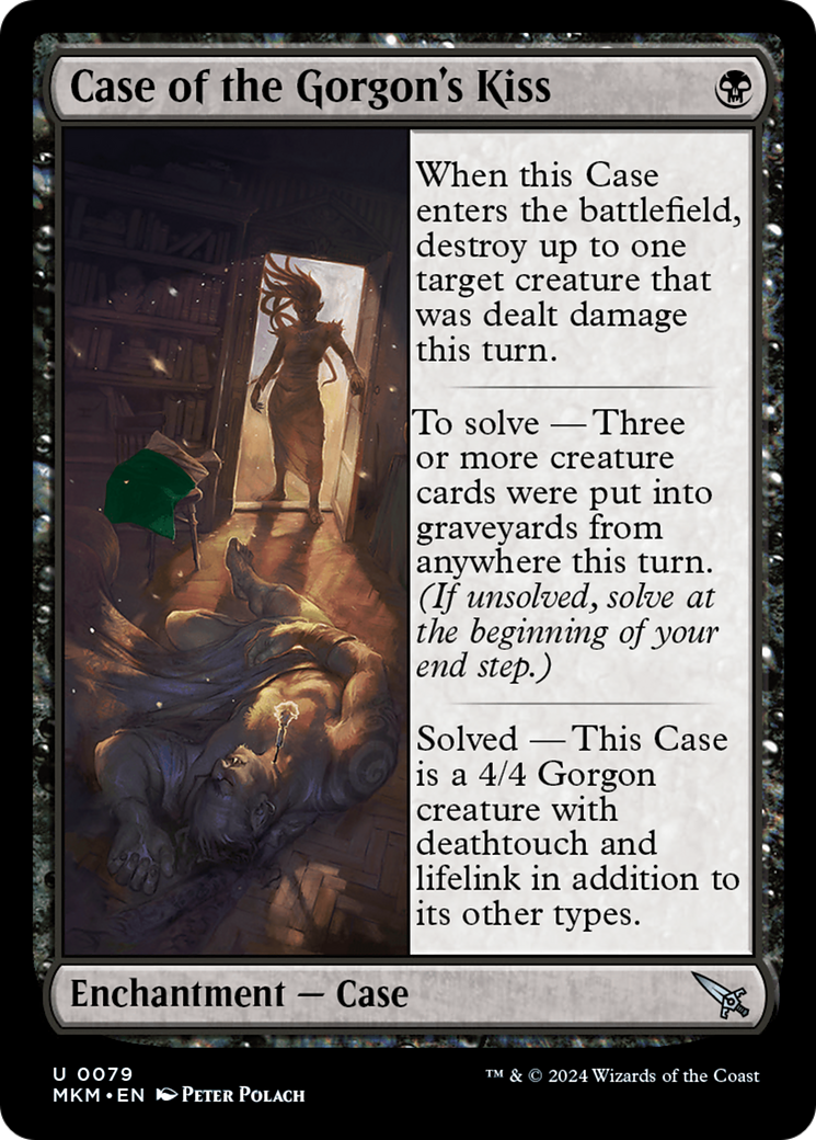 Case of the Gorgon's Kiss (Green) [Murders at Karlov Manor] - Evolution TCG