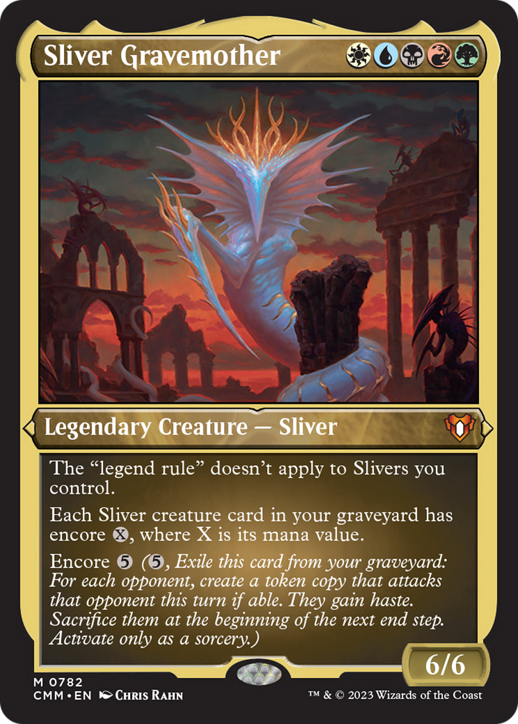 Sliver Gravemother (Display Commander) (Foil Etched) [Commander Masters] - Evolution TCG