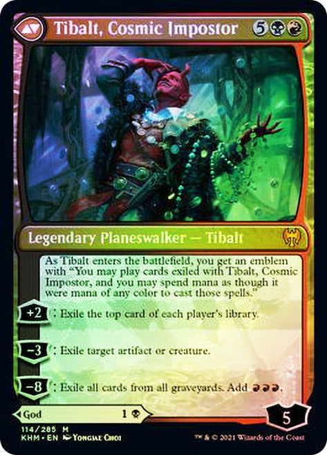 Valki, God of Lies // Tibalt, Cosmic Impostor [Kaldheim Prerelease Promos] - Evolution TCG