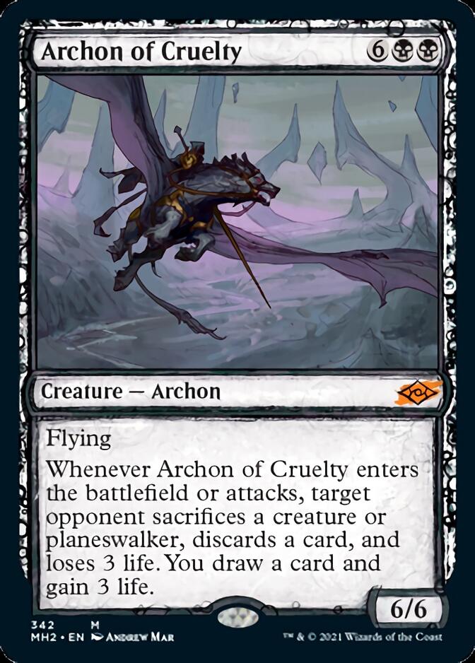 Archon of Cruelty (Sketch) [Modern Horizons 2] - Evolution TCG