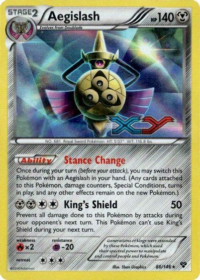 Aegislash (86/146) (Prerelease Promo) [XY: Black Star Promos] - Evolution TCG