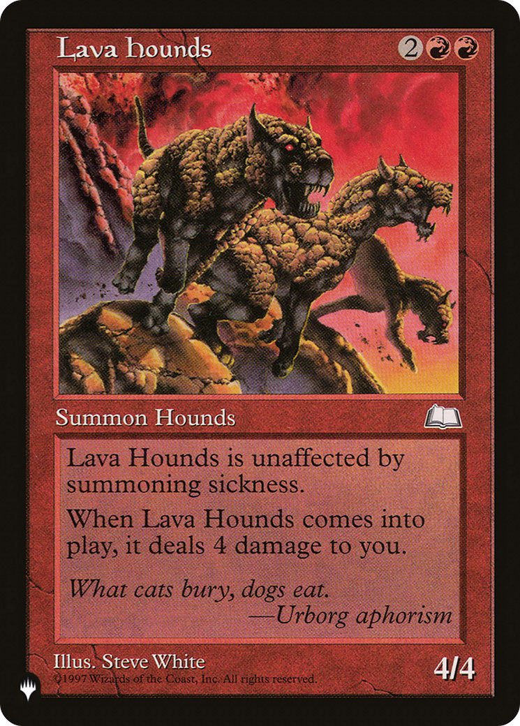 Lava Hounds [The List] - Evolution TCG