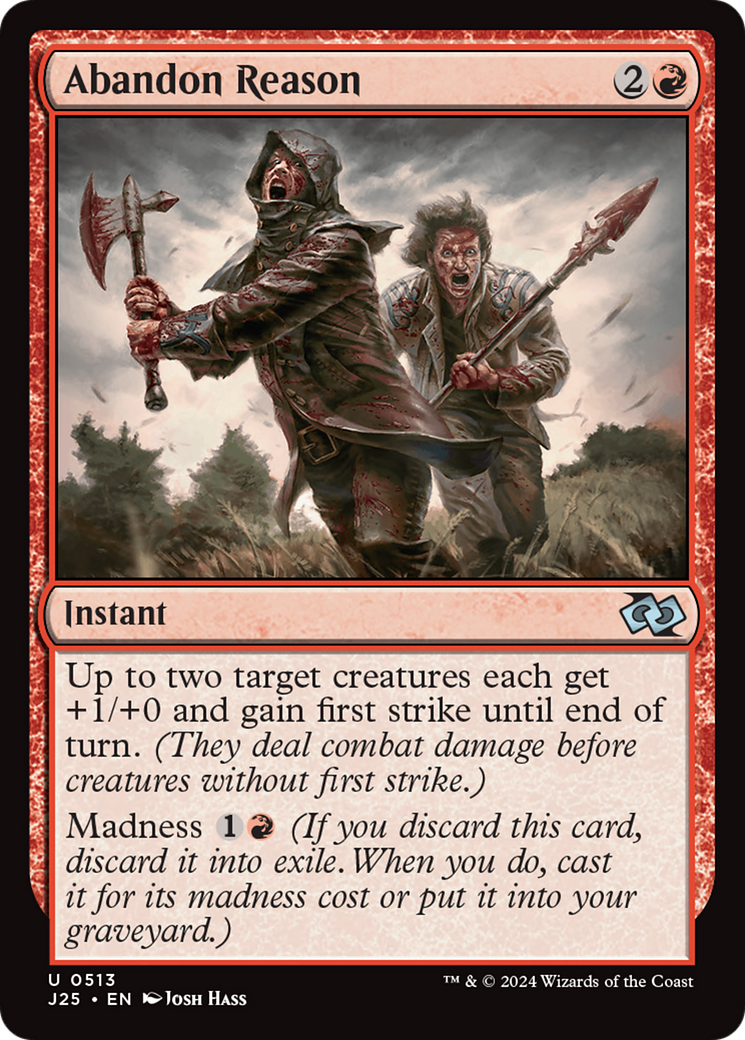 Abandon Reason [Foundations Jumpstart] - Evolution TCG