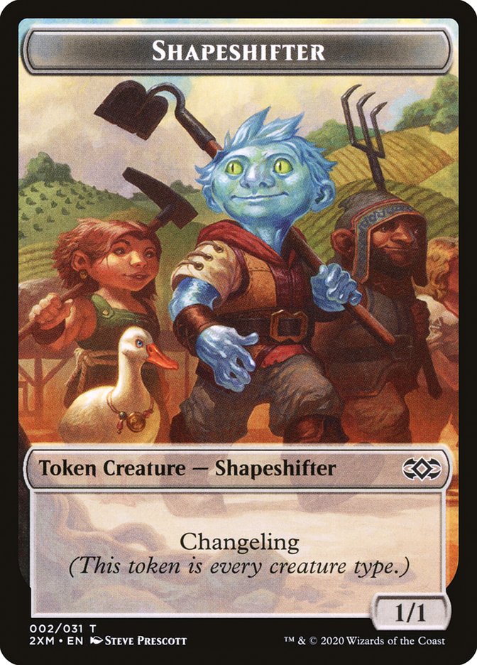 Elemental // Shapeshifter Double-Sided Token [Double Masters Tokens] - Evolution TCG