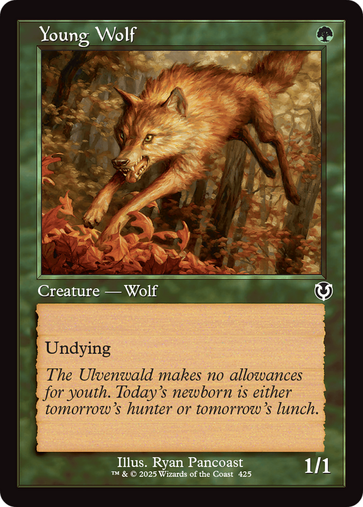 Young Wolf (Retro Frame) [Innistrad Remastered] - Evolution TCG