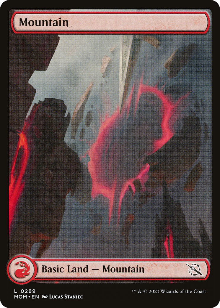 Mountain (289) [March of the Machine] - Evolution TCG