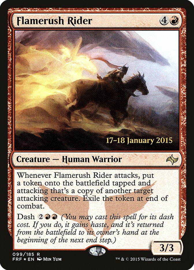 Flamerush Rider [Fate Reforged Prerelease Promos] - Evolution TCG