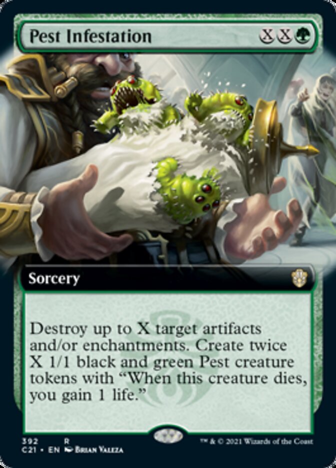 Pest Infestation (Extended Art) [Commander 2021] - Evolution TCG