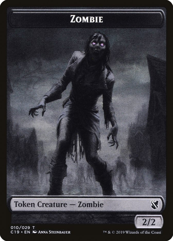 Zombie Token (010/029) [Commander 2019 Tokens] - Evolution TCG