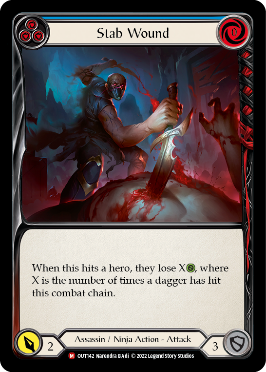 Stab Wound [OUT142] (Outsiders) - Evolution TCG