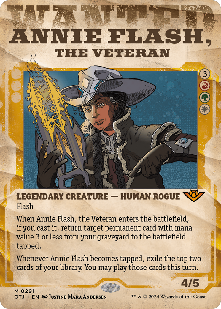 Annie Flash, the Veteran (Showcase) [Outlaws of Thunder Junction] - Evolution TCG