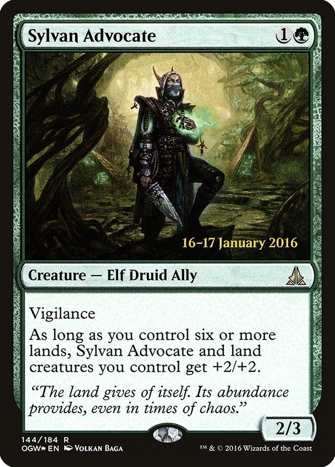 Sylvan Advocate [Oath of the Gatewatch Prerelease Promos] - Evolution TCG