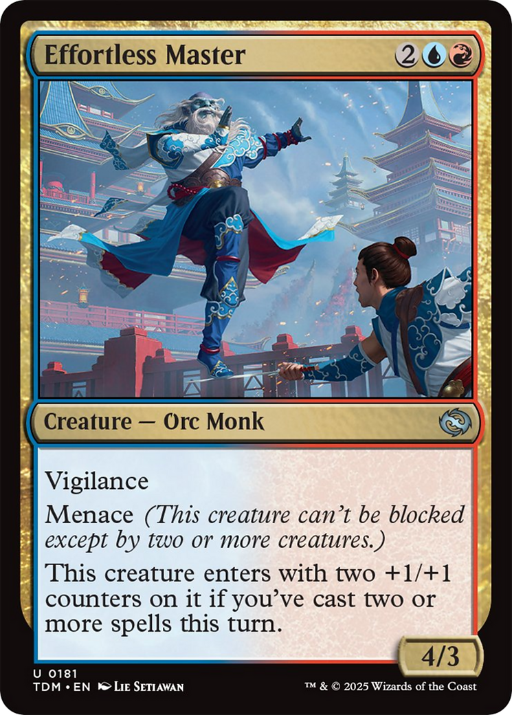 Effortless Master [Tarkir: Dragonstorm] - Evolution TCG