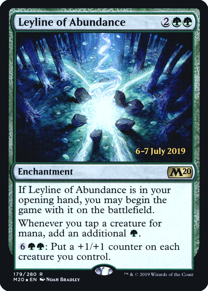 Leyline of Abundance [Core Set 2020 Prerelease Promos] - Evolution TCG