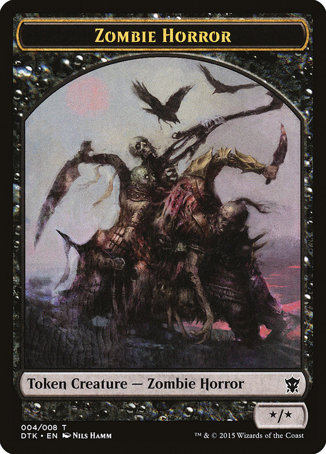 Zombie Horror Token [Dragons of Tarkir Tokens] - Evolution TCG