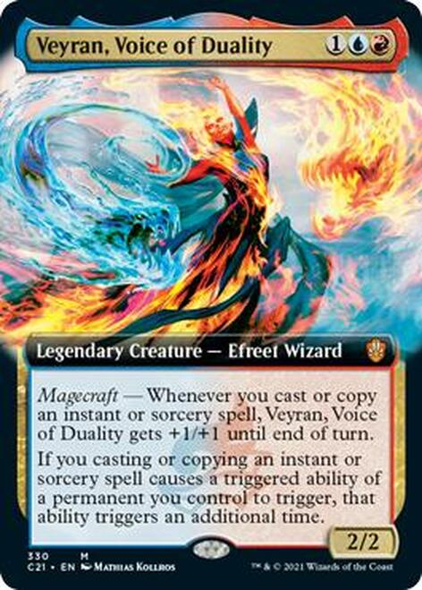 Veyran, Voice of Duality (Extended Art) [Commander 2021] - Evolution TCG