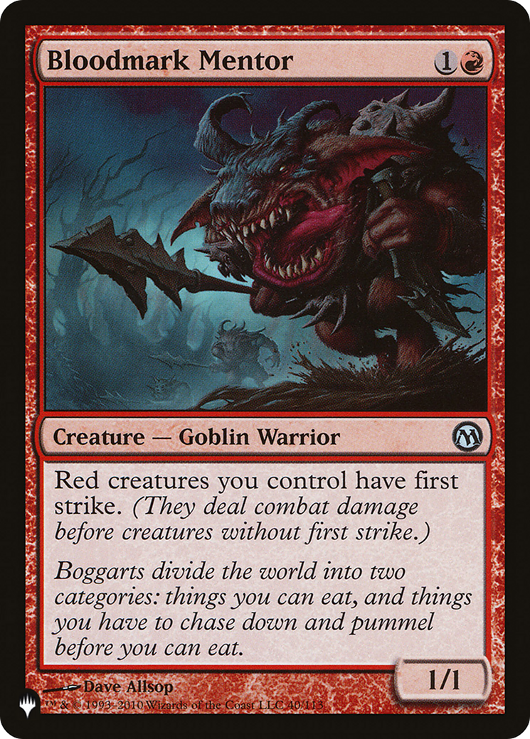 Bloodmark Mentor [The List] - Evolution TCG