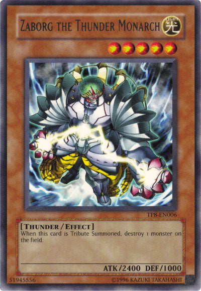 Zaborg the Thunder Monarch [TP8-EN006] Rare - Evolution TCG