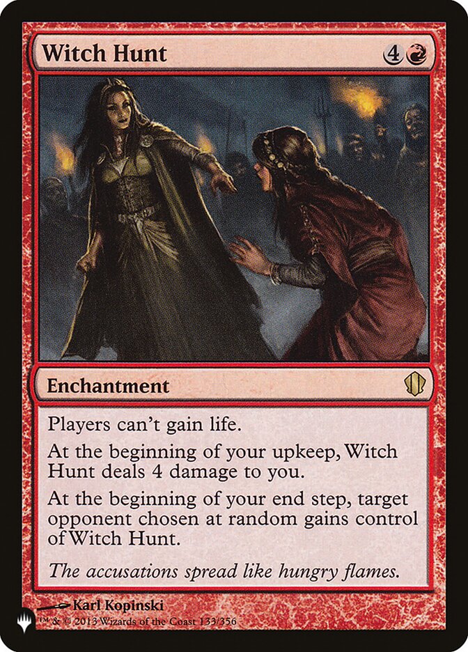 Witch Hunt [The List] - Evolution TCG