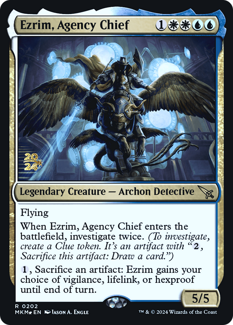 Ezrim, Agency Chief [Murders at Karlov Manor Prerelease Promos] - Evolution TCG