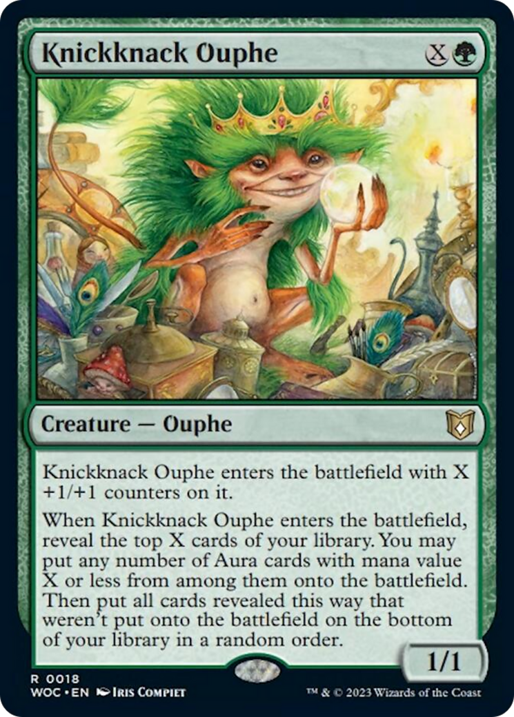 Knickknack Ouphe [Wilds of Eldraine Commander] - Evolution TCG