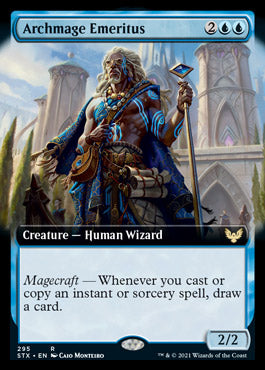 Archmage Emeritus (Extended Art) [Strixhaven: School of Mages] - Evolution TCG