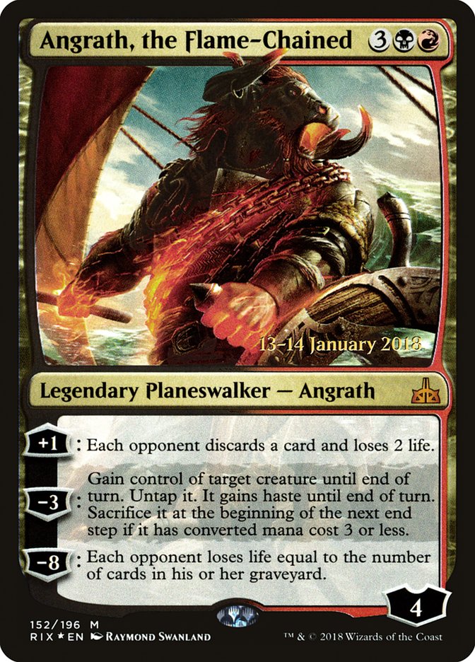 Angrath, the Flame-Chained [Rivals of Ixalan Prerelease Promos] - Evolution TCG