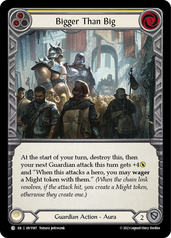 Bigger Than Big (Yellow) [HVY087] (Heavy Hitters) - Evolution TCG