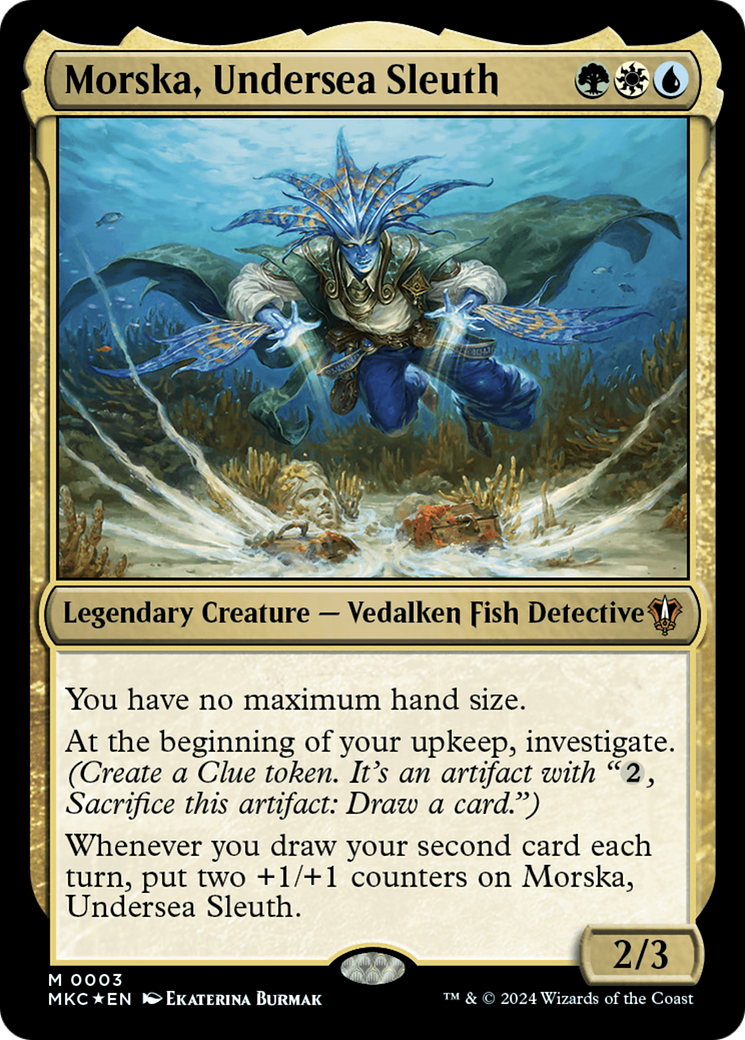 Morska, Undersea Sleuth [Murders at Karlov Manor Commander] - Evolution TCG