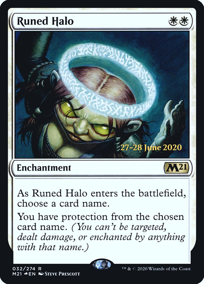 Runed Halo [Core Set 2021 Prerelease Promos] - Evolution TCG