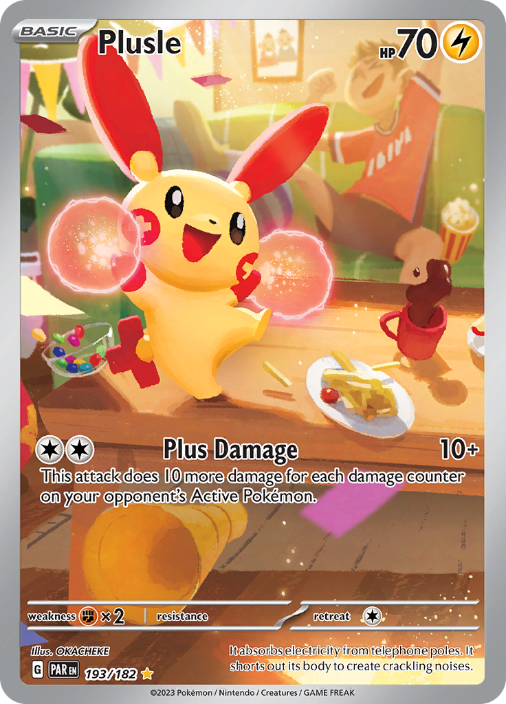 Plusle (193/182) [Scarlet & Violet: Paradox Rift] - Evolution TCG